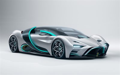 Hyperion XP-1, 2022, 4k, front view, exterior, hydrogen hypercar, sports coupe, hypercar, luxury sports cars, Hyperion