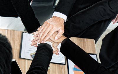 teamarbeit, business-people, business, team, teamarbeit konzepte, team-handshake