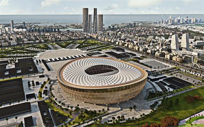Lusail Iconic Stadium, Lusail, Qatar, Qatari football stadium, project, 2022 FIFA World Cup